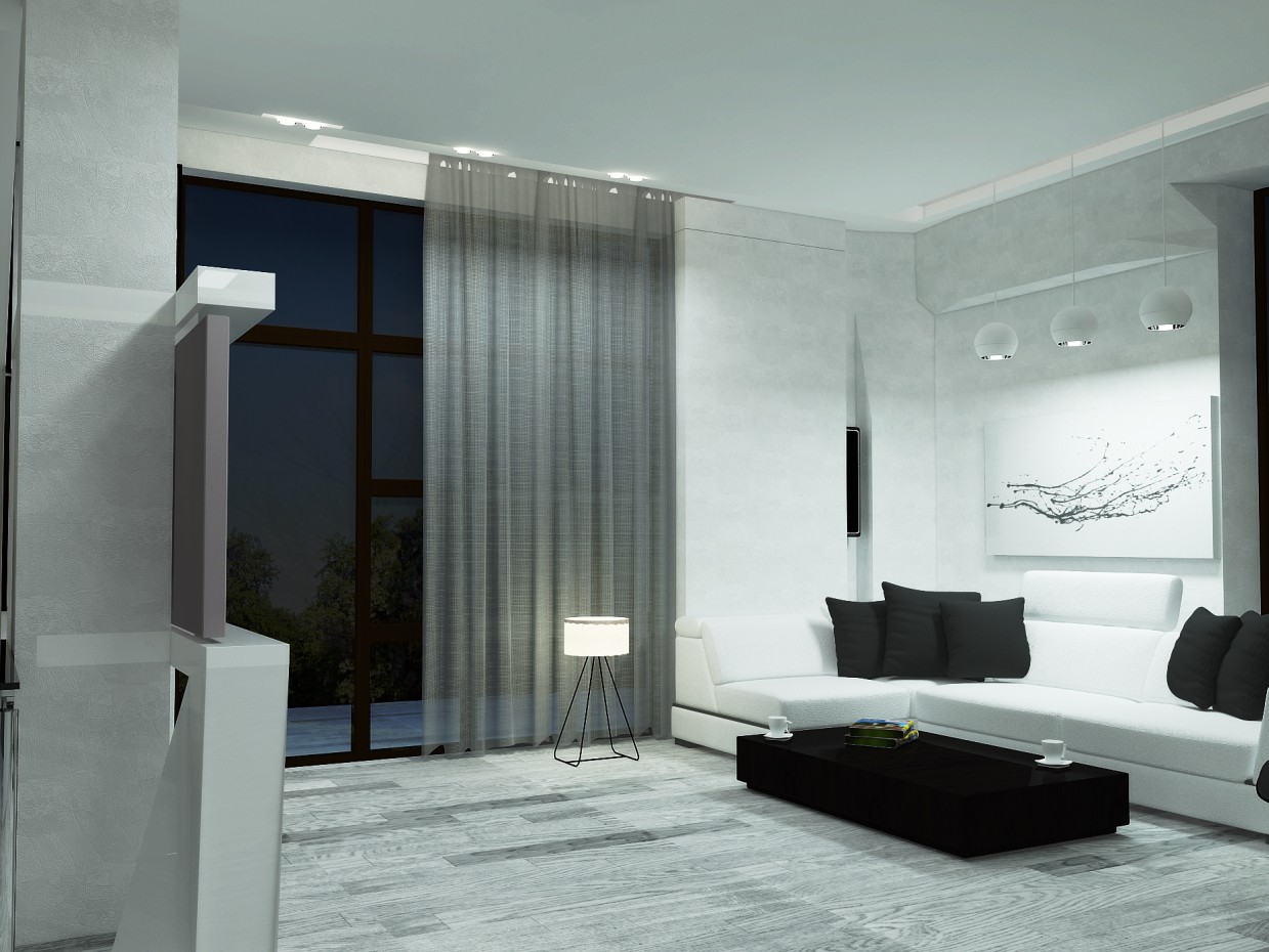 nueva sala de estar + cocina comedor imagen de nueva sala de estar + cocina comedor en 3d max vray