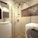 Casa de banho com azulejos Paradyz em 3d max vray imagem