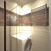 Salle de bain avec tuiles Paradyz dans 3d max vray image