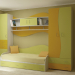 Çocuk odası mobilyaları RAINBOW in 3d max vray 3.0 resim
