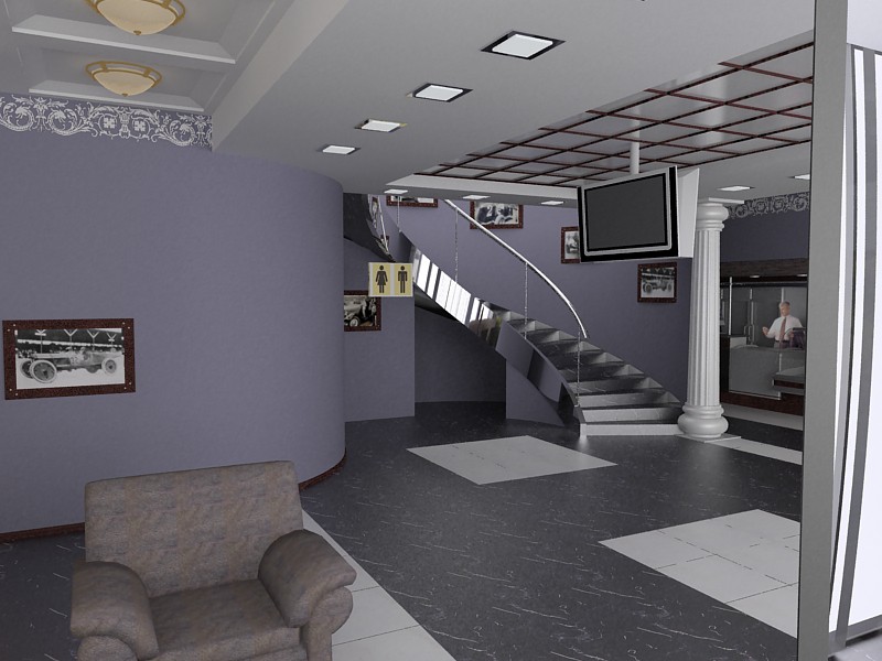 Кафе на заправці 3 Кафе на заправці 3 в 3d max vray зображення