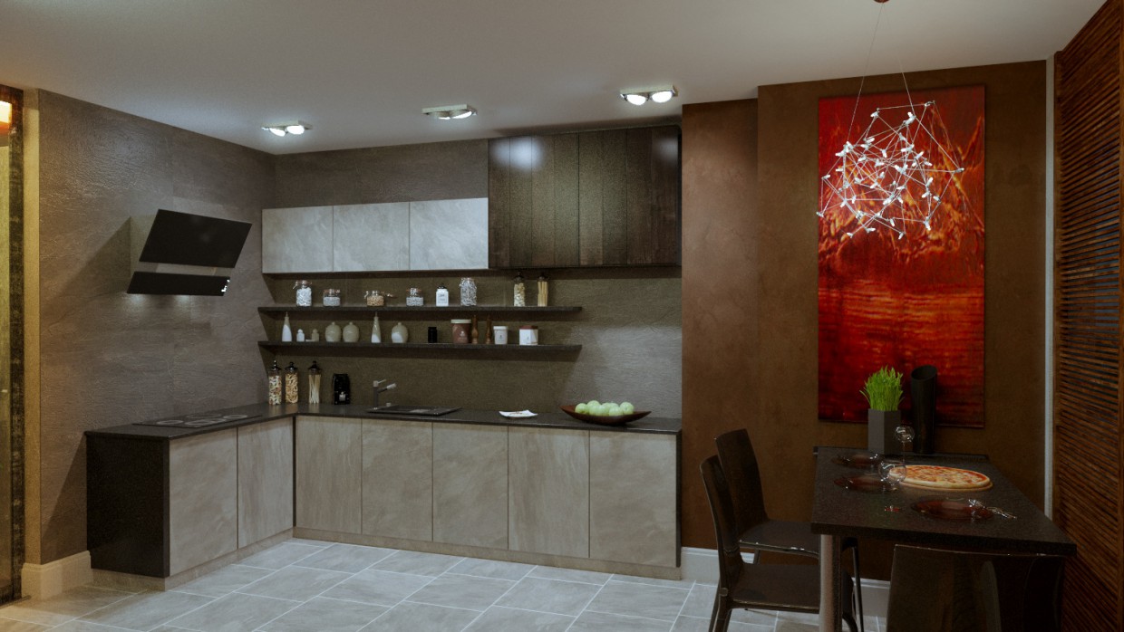 "Стекляшка" "Стекляшка" в 3d max corona render изображение