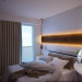 Schlafzimmer in 3d max corona render Bild