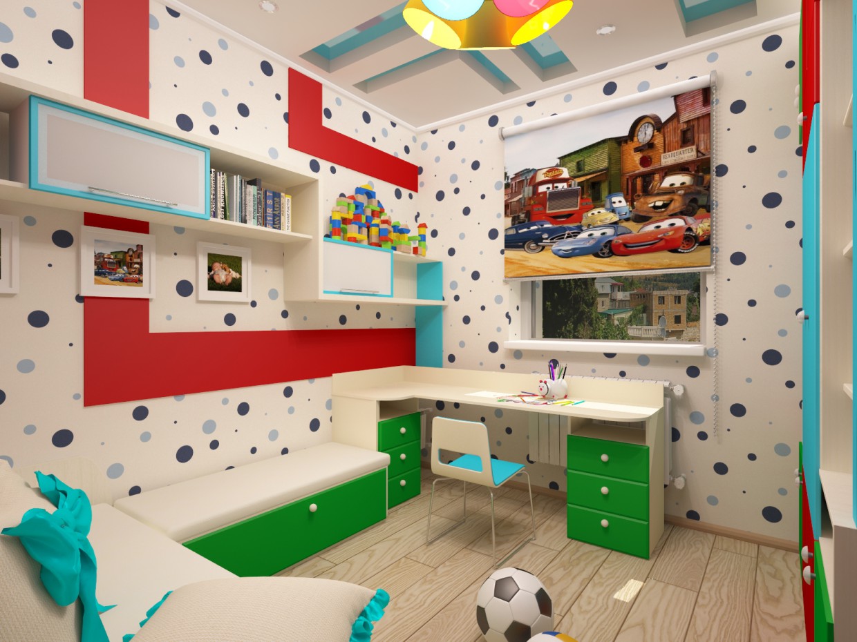 Children's for a little boy Children's for a little boy in 3d max vray image