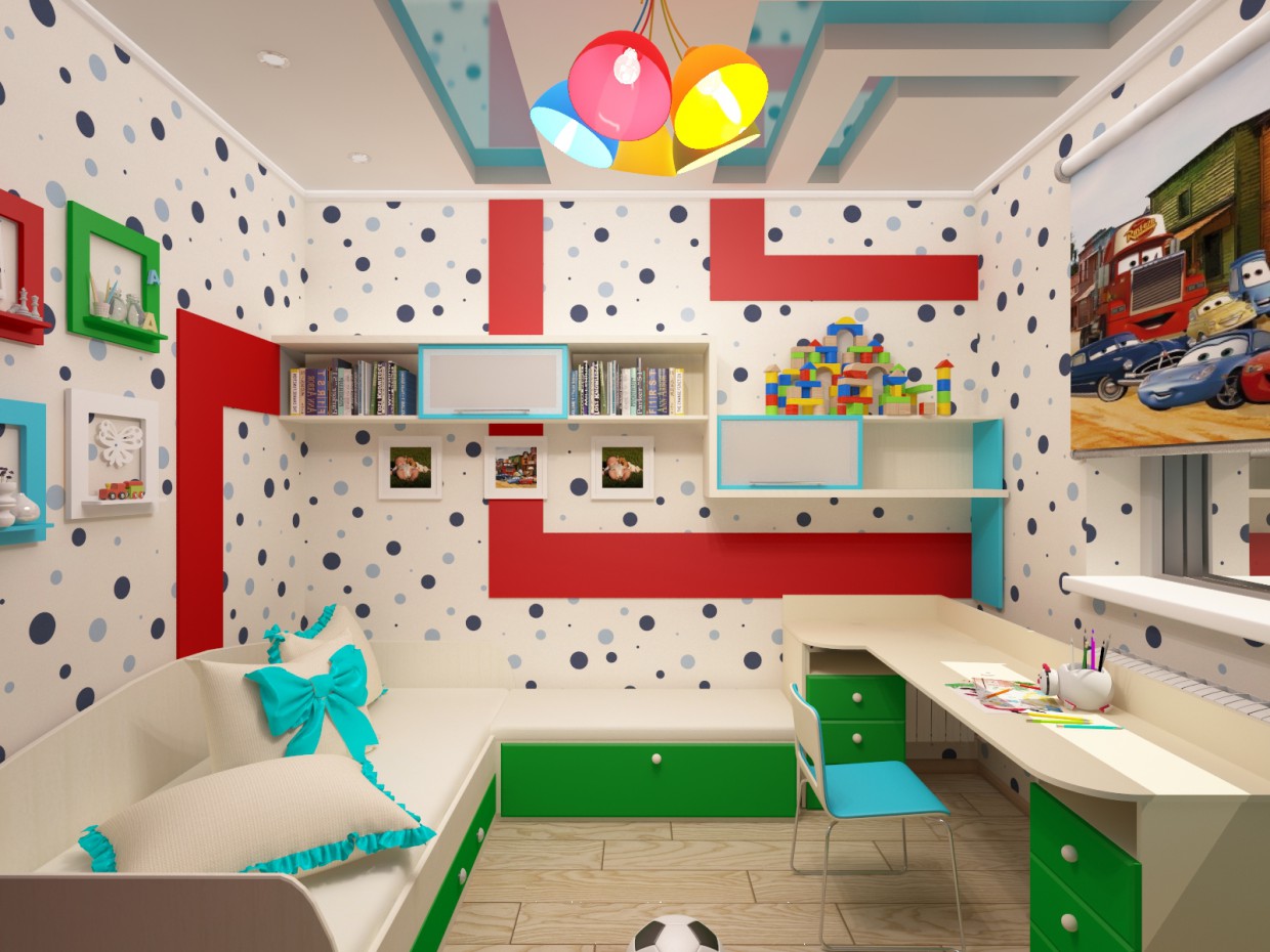 Children's for a little boy Children's for a little boy in 3d max vray image