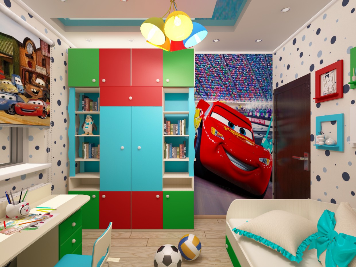 Children's for a little boy Children's for a little boy in 3d max vray image