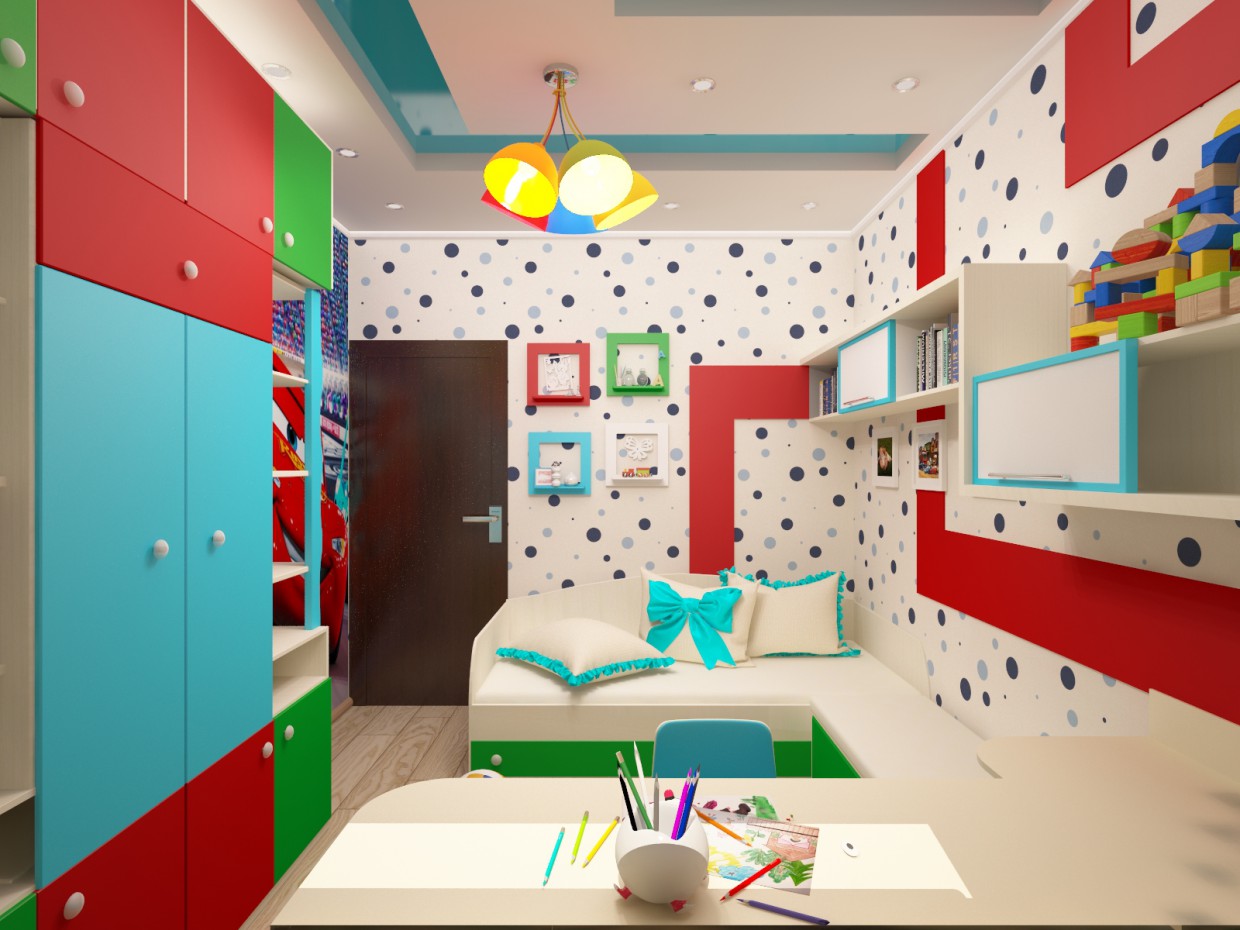 Children's for a little boy Children's for a little boy in 3d max vray image
