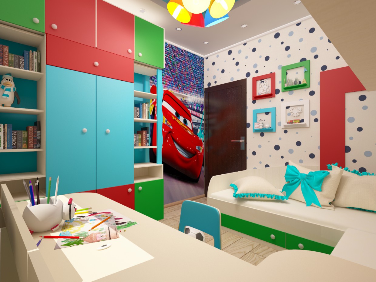 Children's for a little boy Children's for a little boy in 3d max vray image