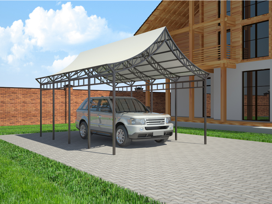 Car shed in 3d max 3d visualization of the project in the Car shed 3d max, render vray 2.5 of inna_s