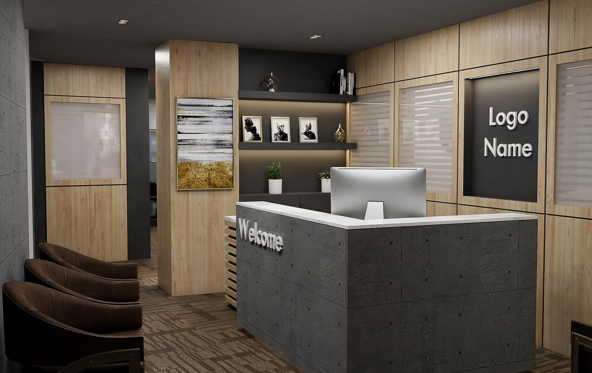 holding company in 3d max vray 5.0 image