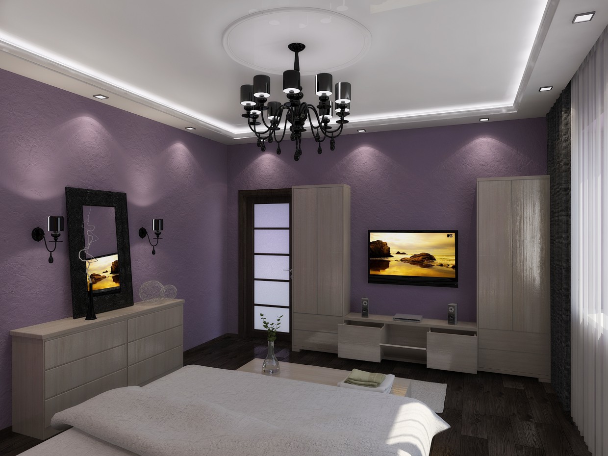 Спальня Спальня в 3d max vray зображення