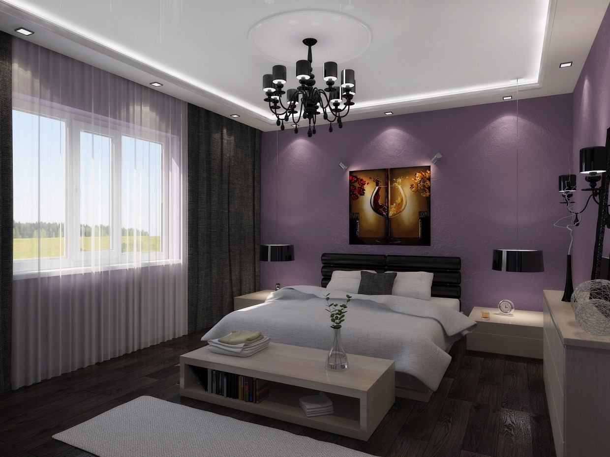 Спальня Спальня в 3d max vray зображення