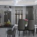 Kitchen-dining room in a country house. in 3d max vray 2.5 image