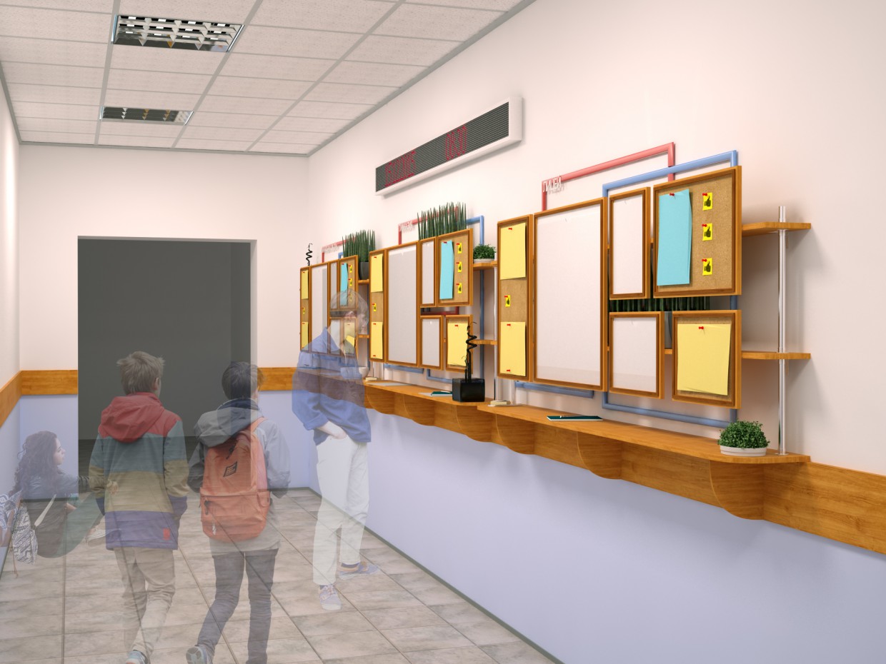 El ingreso a la escuela imagen de El ingreso a la escuela en 3d max vray