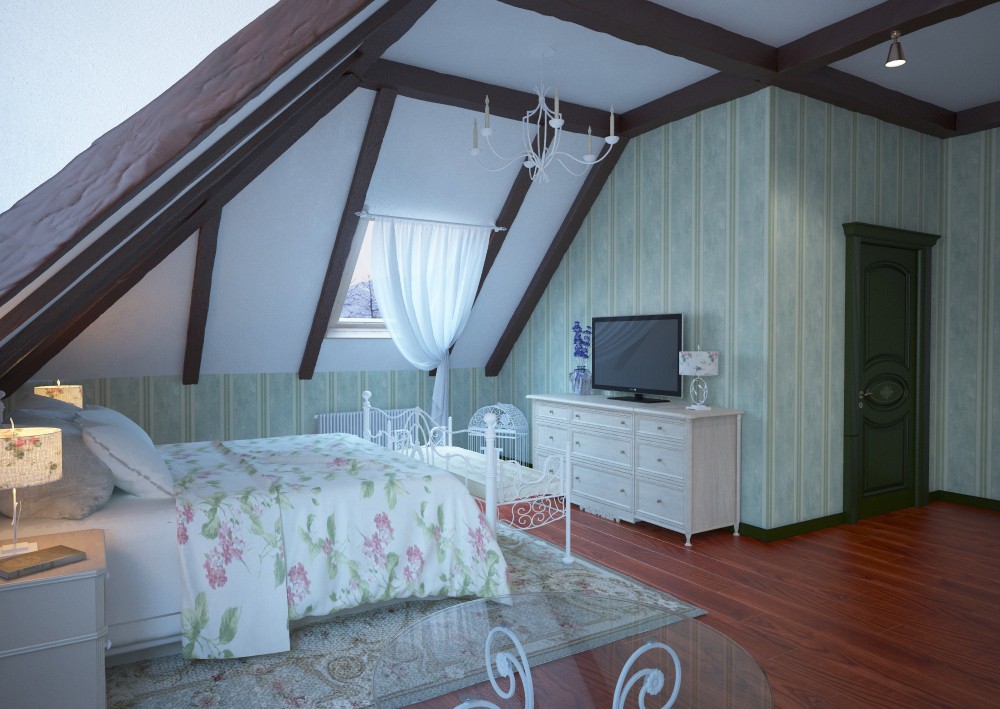 Классическая спальня 2 Corona Классическая спальня 2 Corona в 3d max corona render изображение