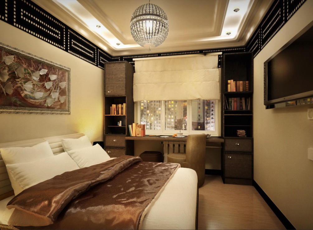 bedroom in a two-room apartment series p-111m bedroom in a two-room apartment series p-111m in Cinema 4d vray image