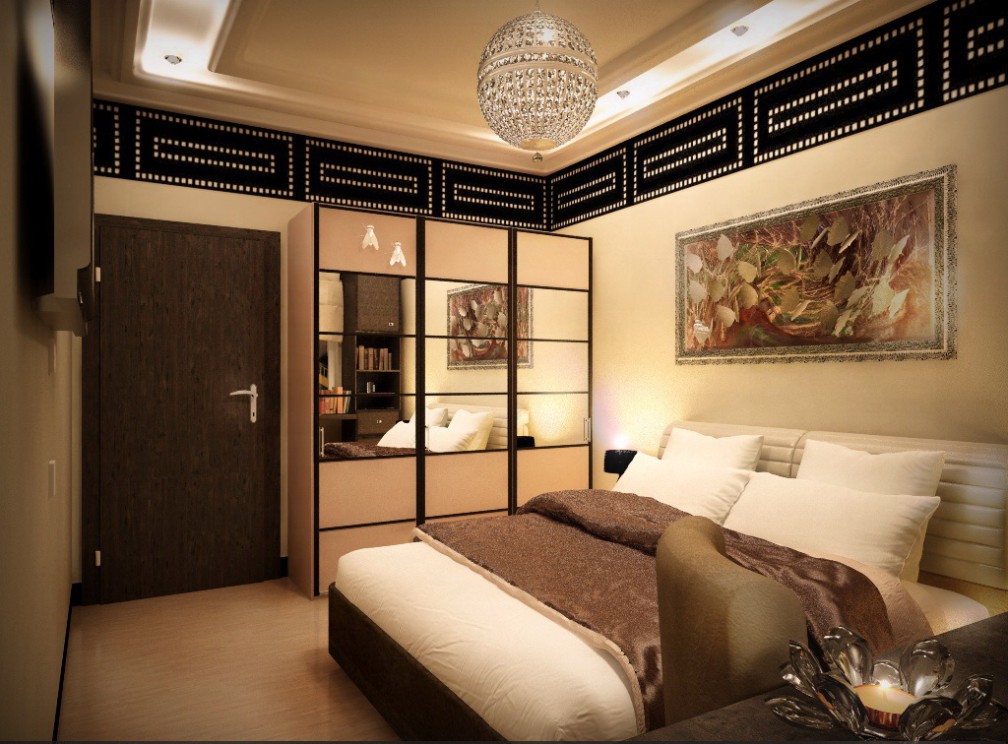 bedroom in a two-room apartment series p-111m bedroom in a two-room apartment series p-111m in Cinema 4d vray image