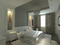 Modern yatak odası