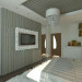 modern bedroom in 3d max vray image