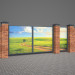 Swing Gates in 3d max 3d visualization of the project in the Swing Gates 3d max, render vray 2.5 of inna_s