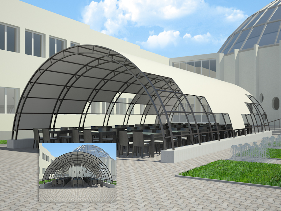 Shell Shell in 3d max vray 2.5 image