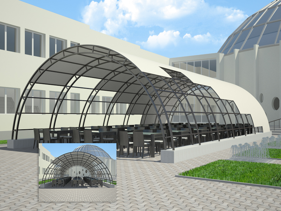 Shell Shell in 3d max vray 2.5 image