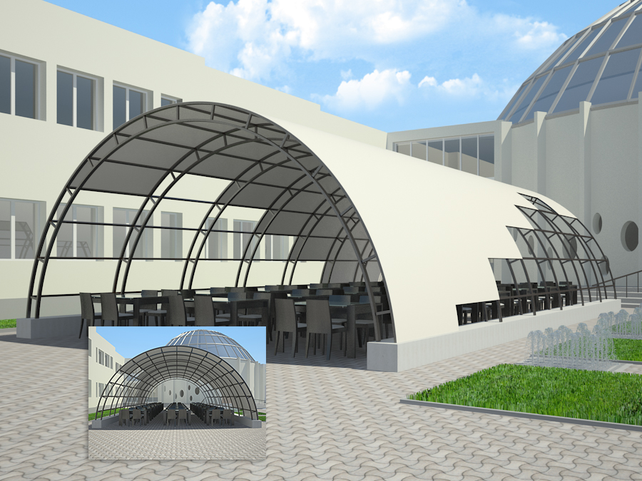 Shell Shell in 3d max vray 2.5 image