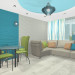 interior living room in 3d max mental ray image
