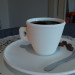 एस्प्रेसो कप और तश्तरी 3d max corona render में प्रस्तुत छवि