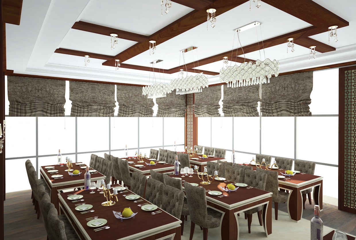 Restaurante imagen de Restaurante en 3d max vray