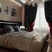 Camera da letto in 3d max corona render immagine