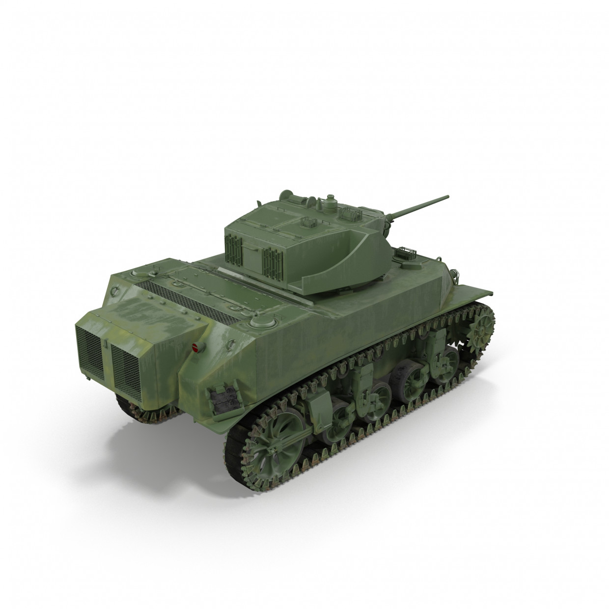 M5a1 Stuart in 3d max vray 2.0 Bild