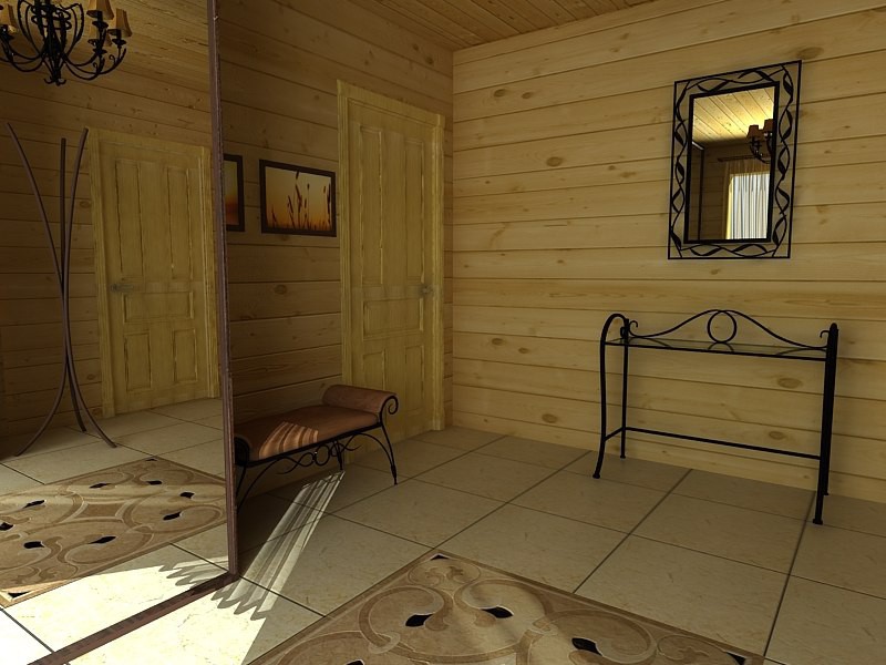 Hall Hall in 3d max vray image