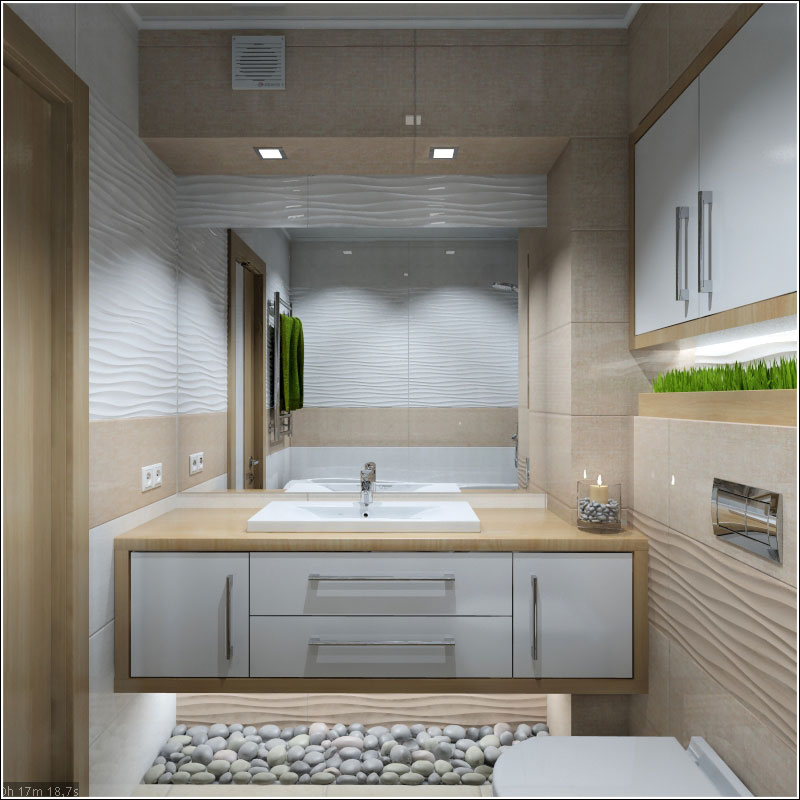 imagen de Diseño de interiores de un baño en Chernihiv en 3d max vray 1.5