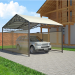 Carport in 3d max 3d visualization of the project in the Carport 3d max, render vray 2.5 of inna_s