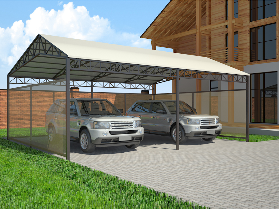 Carport in 3d max 3d visualization of the project in the Carport 3d max, render vray 2.5 of inna_s