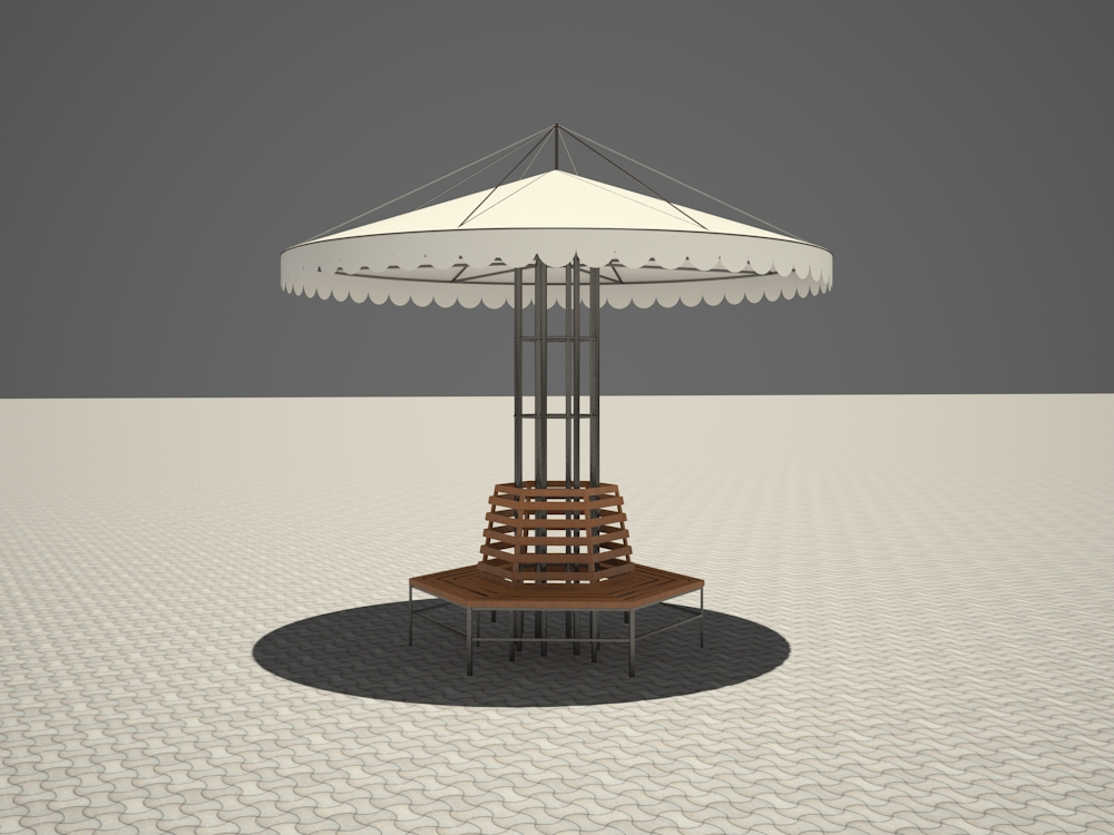 Грибок в 3d max 3d визуализация проекта Грибок в 3d max, рендер vray 2.5 от inna_s