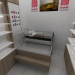 Design of the gift shop at the airport Juliani in 3d max vray image