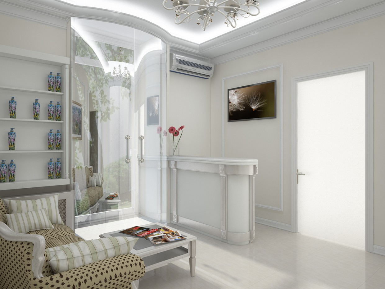 СПА СПА в 3d max vray изображение