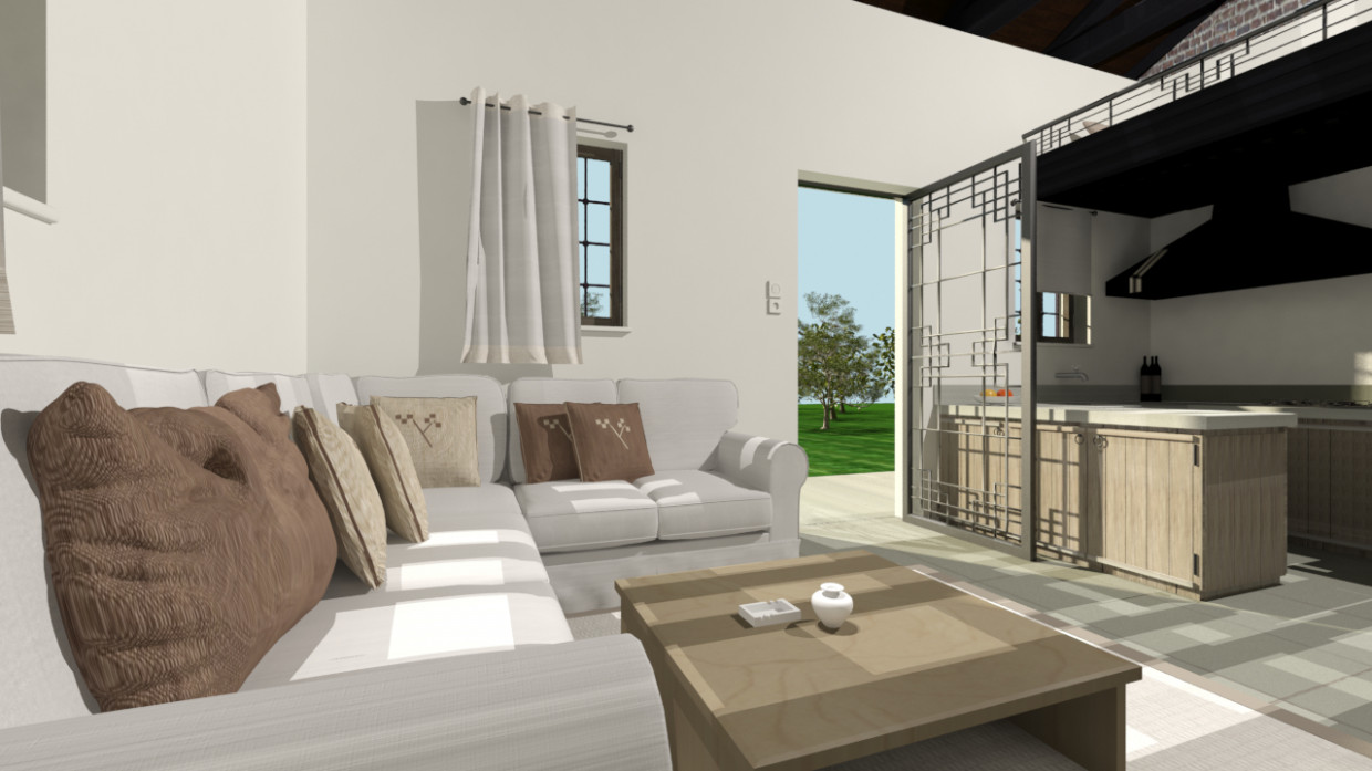 Country House em 3d max vray 3.0 imagem