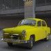 Yellow "Moskvich"