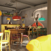 Visualization of a restaurant in Tver in 3d max corona render image