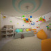 nursery in 3d max vray image