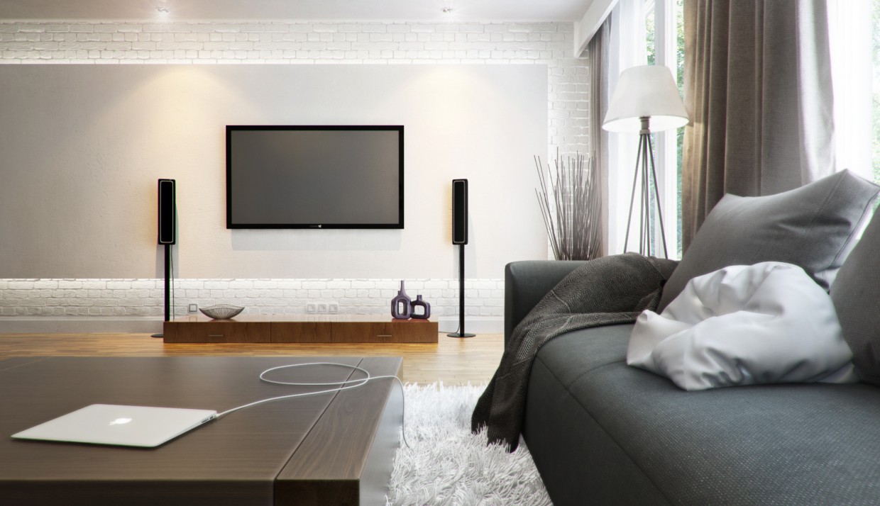 living room living room в 3d max vray зображення