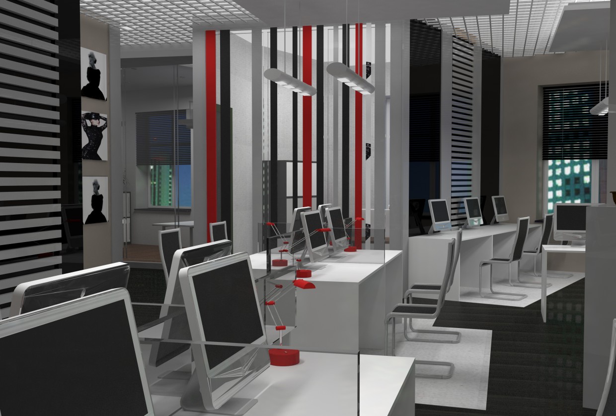 Oficina imagen de Oficina en 3d max vray