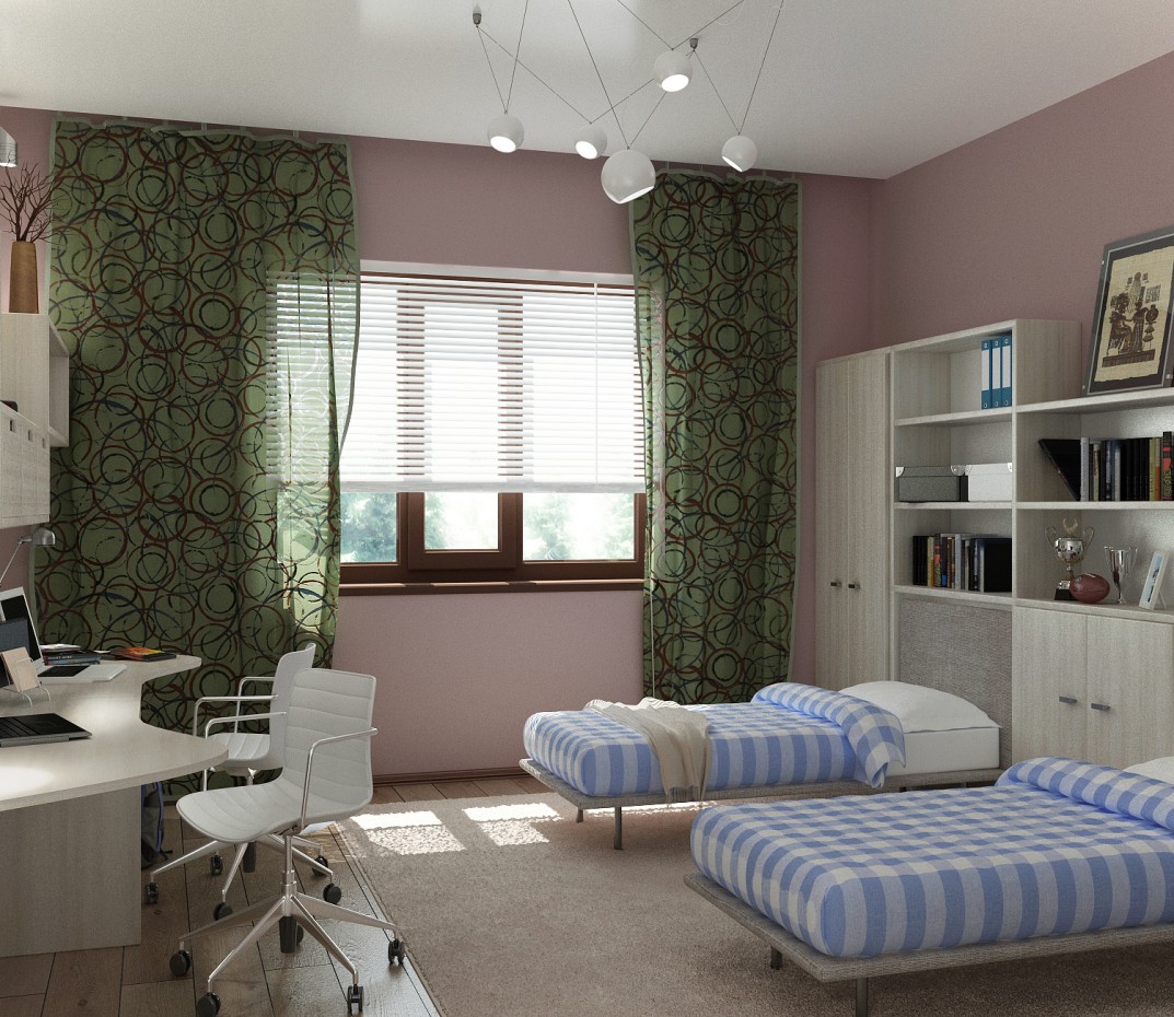 Детская комната Детская комната в 3d max vray изображение