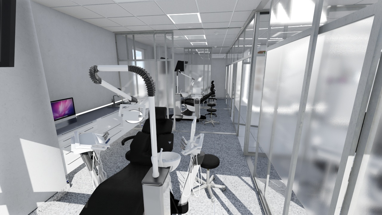 Clinica odontológica em 3d max Other imagem