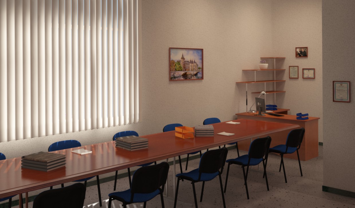 Робочий кабінет Робочий кабінет в 3d max vray зображення