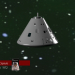 Apollo 11 capsule Nasa dans Cinema 4d maxwell render image