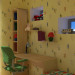 Nursery in 3d max vray image